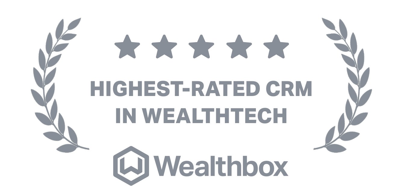 Highest-Rated CRM in Wealthtech award