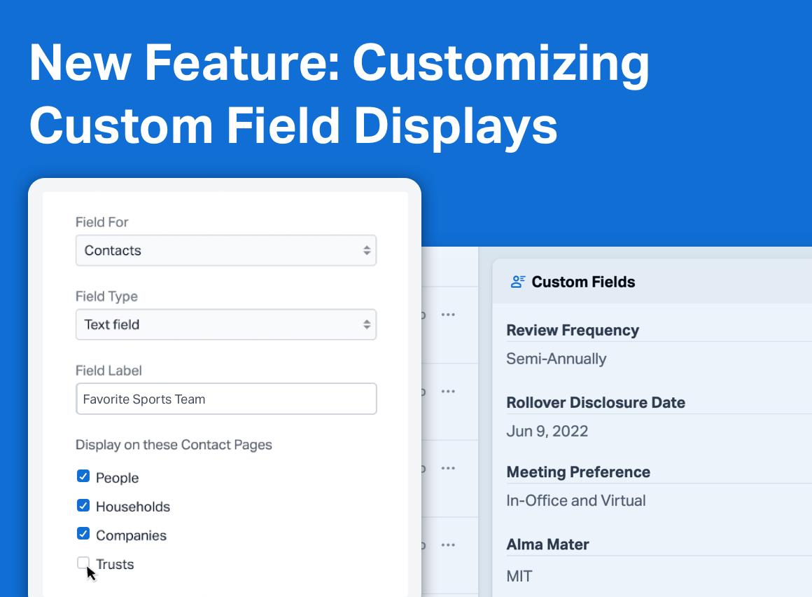 Customizing Custom Field Displays