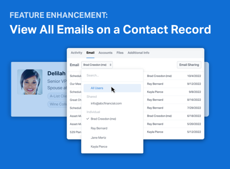 Feature Enhancement: View All Emails on a Contact Record
