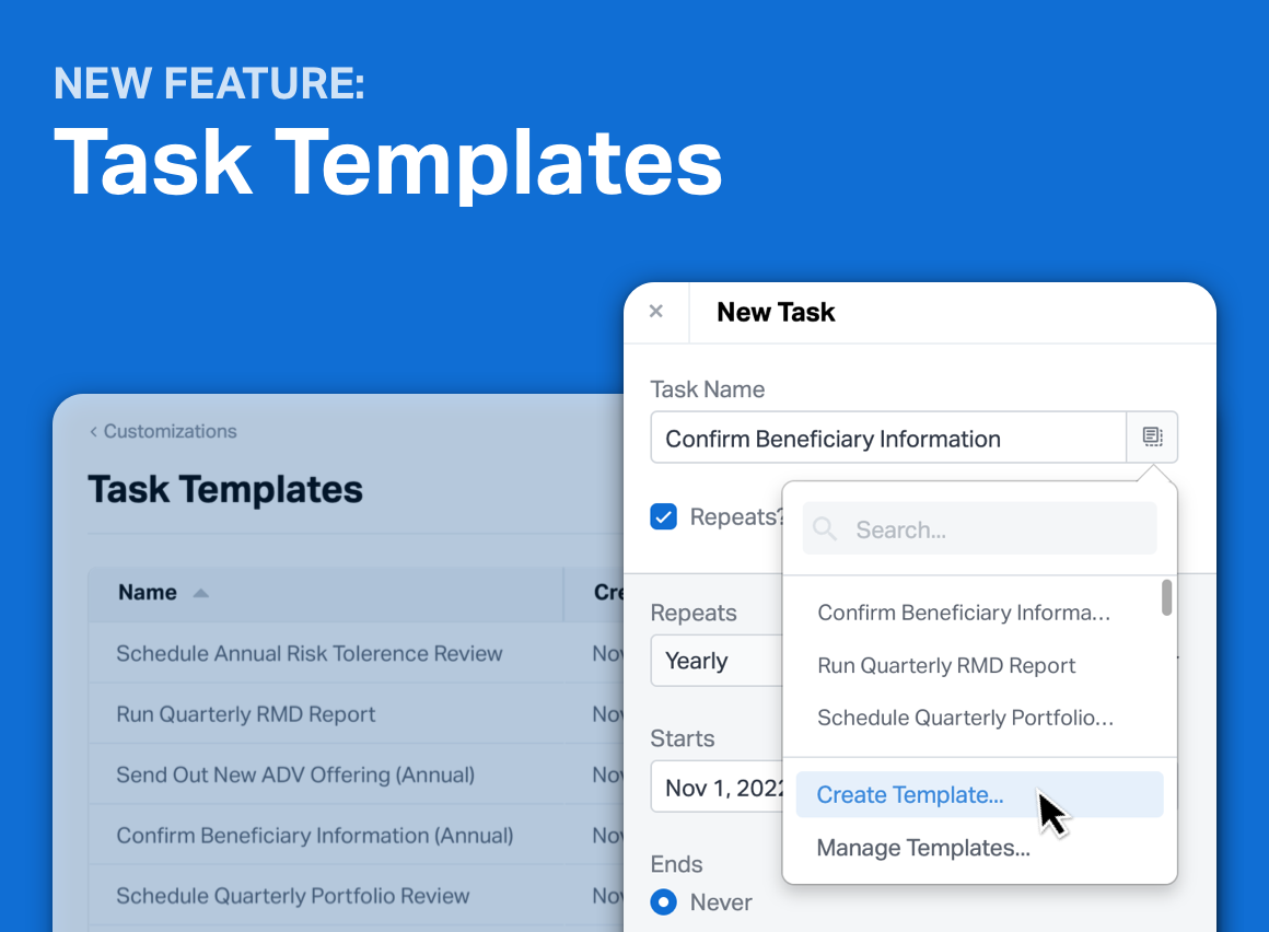 New Feature: Task Templates