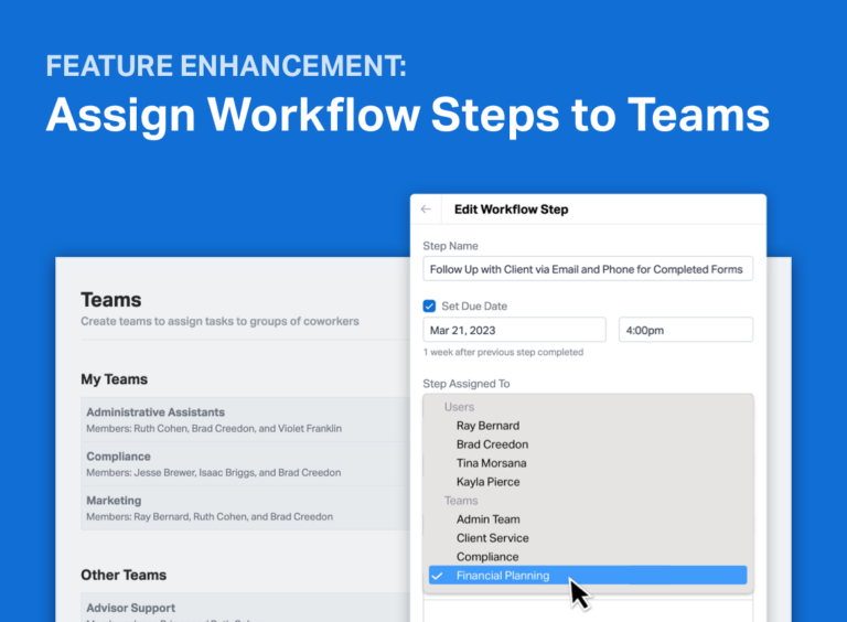 Feature Enhancement: Assign Workflow Steps to Teams