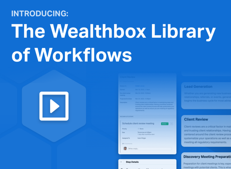 Introducing the Wealthbox Library of Workflows