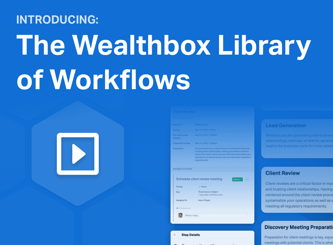 Introducing: The Wealthbox Library of Workflows