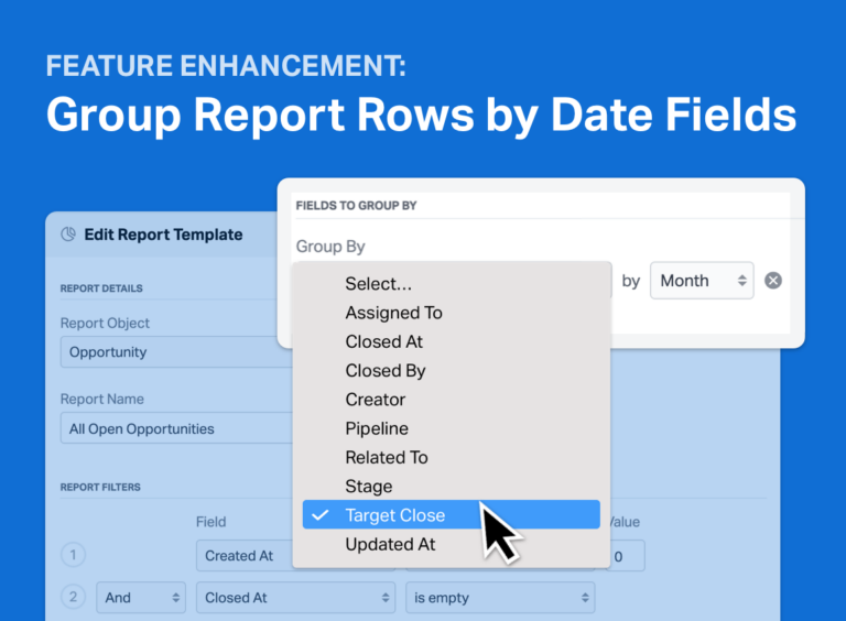 Feature Enhancement: Group Report Rows by Date Fields