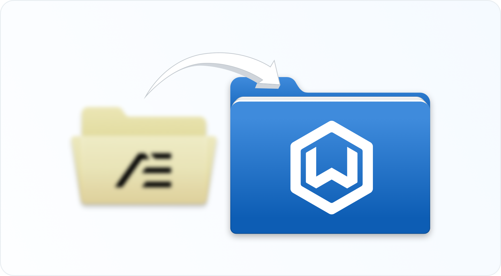 Image of folders representing the easy data migration from AdvisorEngine Junxure CRM to Wealthbox