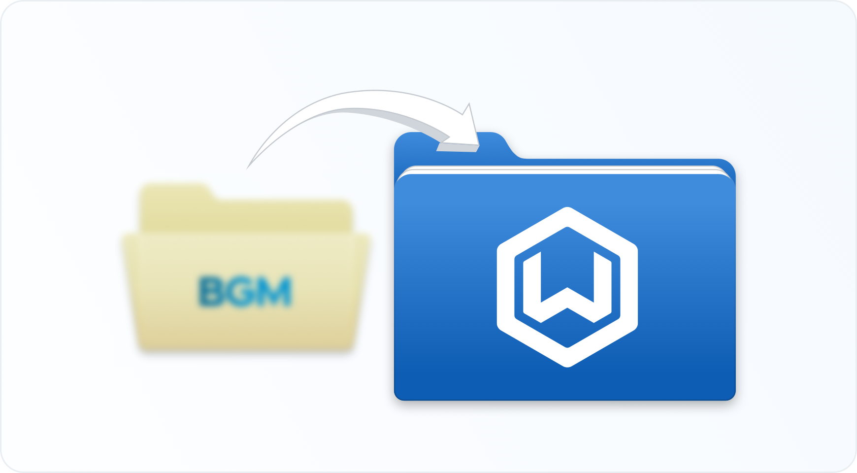 Image of folders representing the easy data migration from Bill Good CRM to Wealthbox