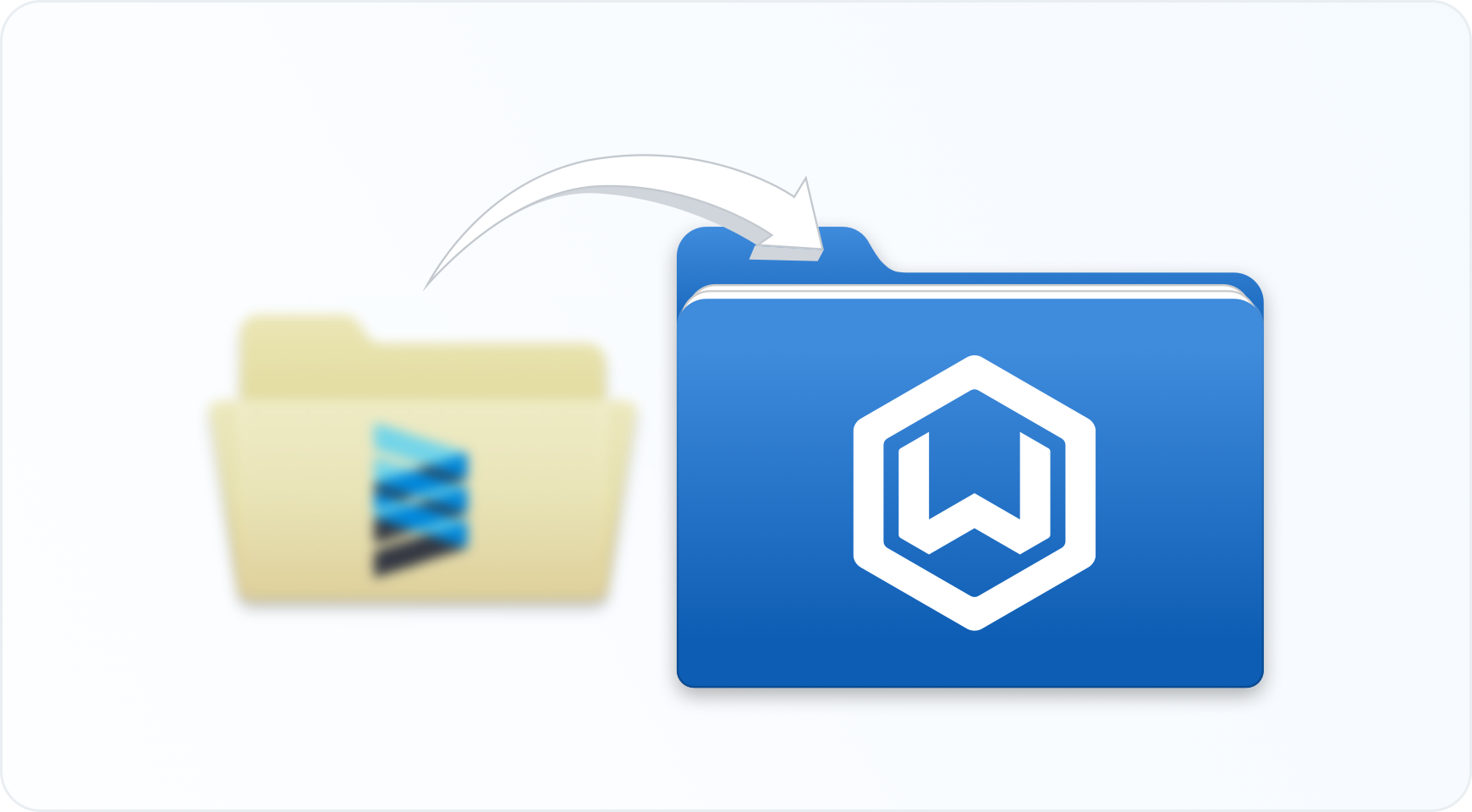 Image of folders representing the easy data migration from Envestnet Tamarac CRM to Wealthbox