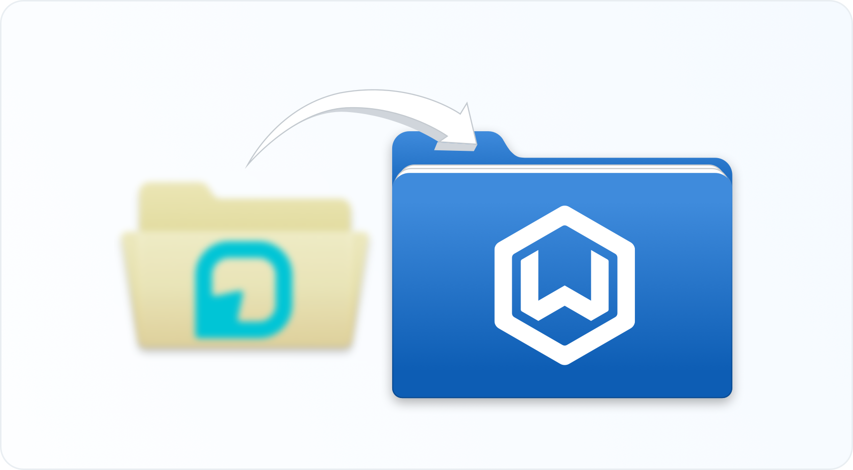Image of folders representing the easy data migration from Practifi CRM to Wealthbox
