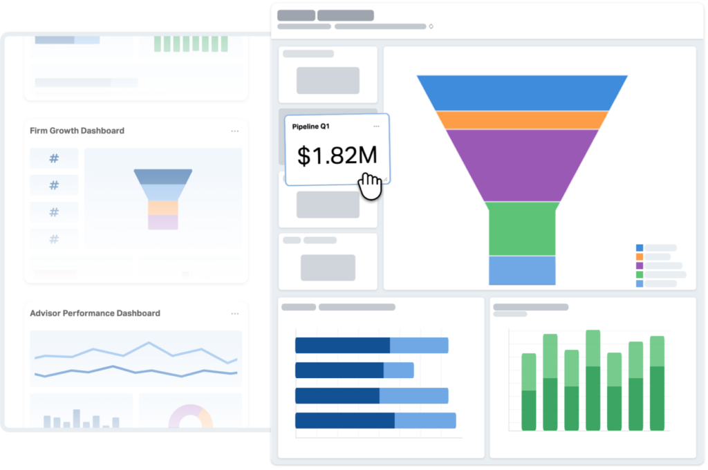 Customizable Dashboards in Wealthbox