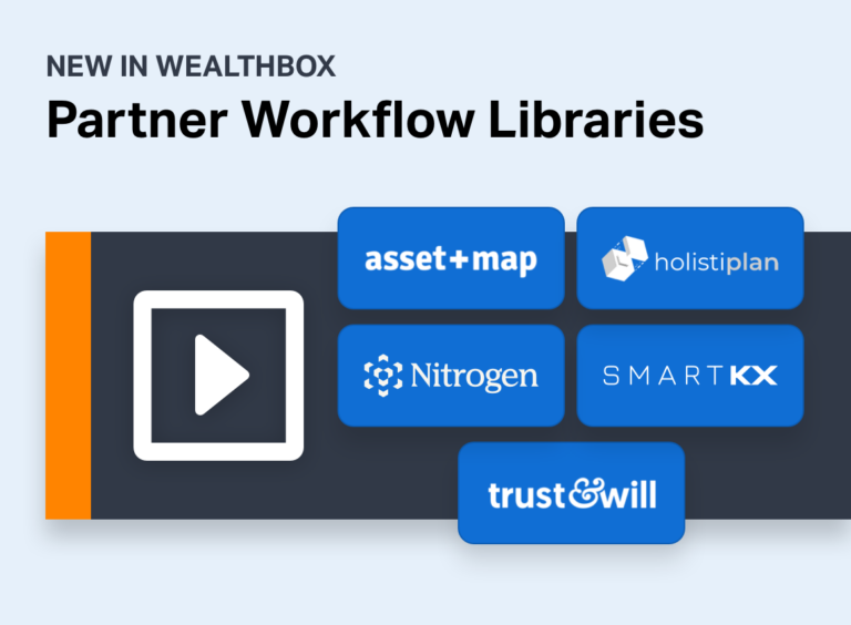 New in Wealthbox: Partner Workflow Libraries