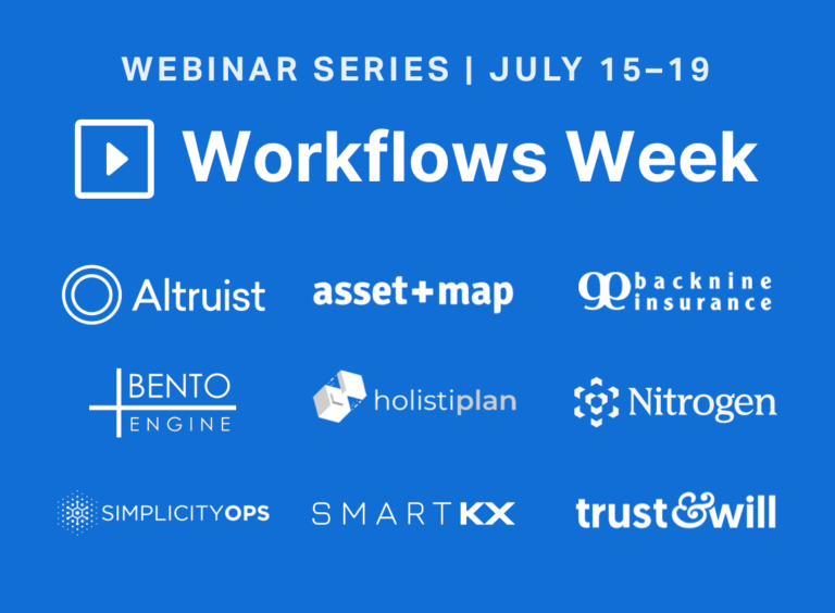 Wealthbox Announces “Workflows Week” for Advisors in July
