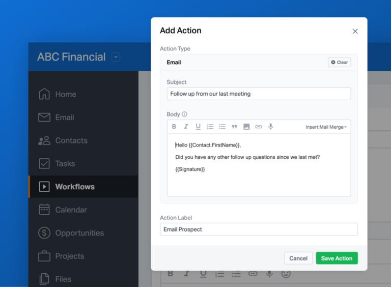 New in Wealthbox: Email and Call Drip Marketing Campaigns in Workflows
