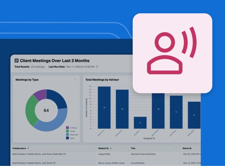 New in Wealthbox: Meeting Reports