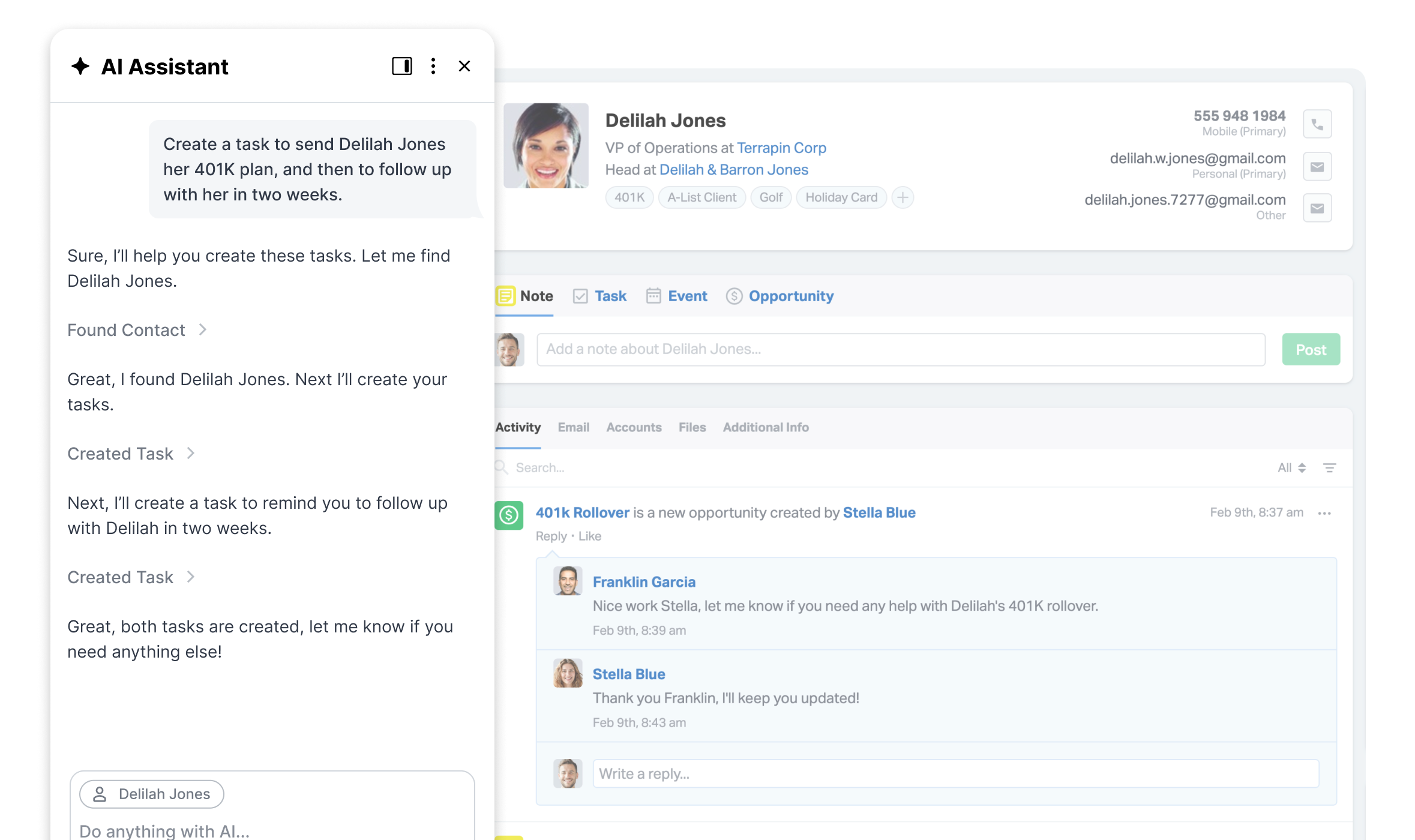 Wealthbox AI Assistant