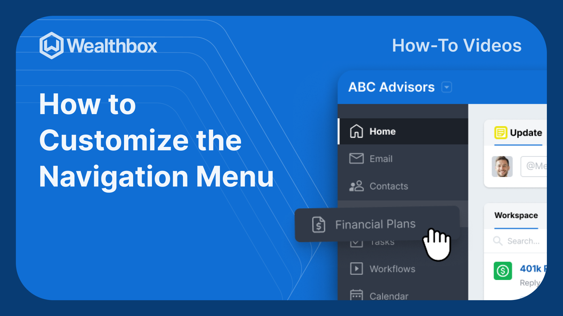 How to Customize the Navigation Menu | Wealthbox CRM