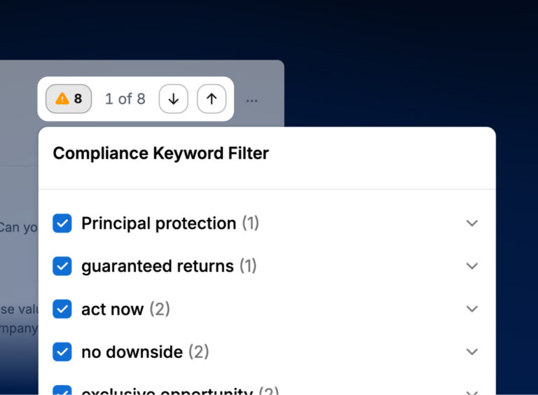 Wealthbox AI Notetaker Adds Compliance Monitoring, Keyword Detection, and Retention Controls